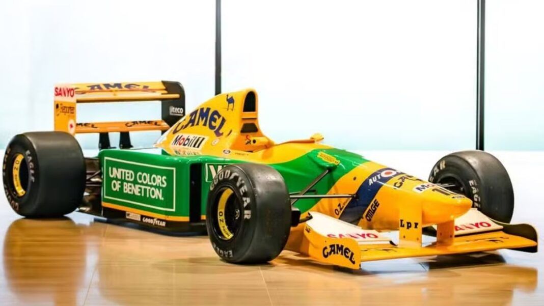 Benetton B192 de Schumacher: Leiloado por €5.082.000!